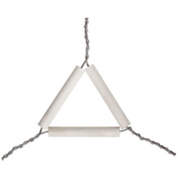 Triangolo in filo di ferro con refrattario per crogioli lato mm  50 - 04.1604.00